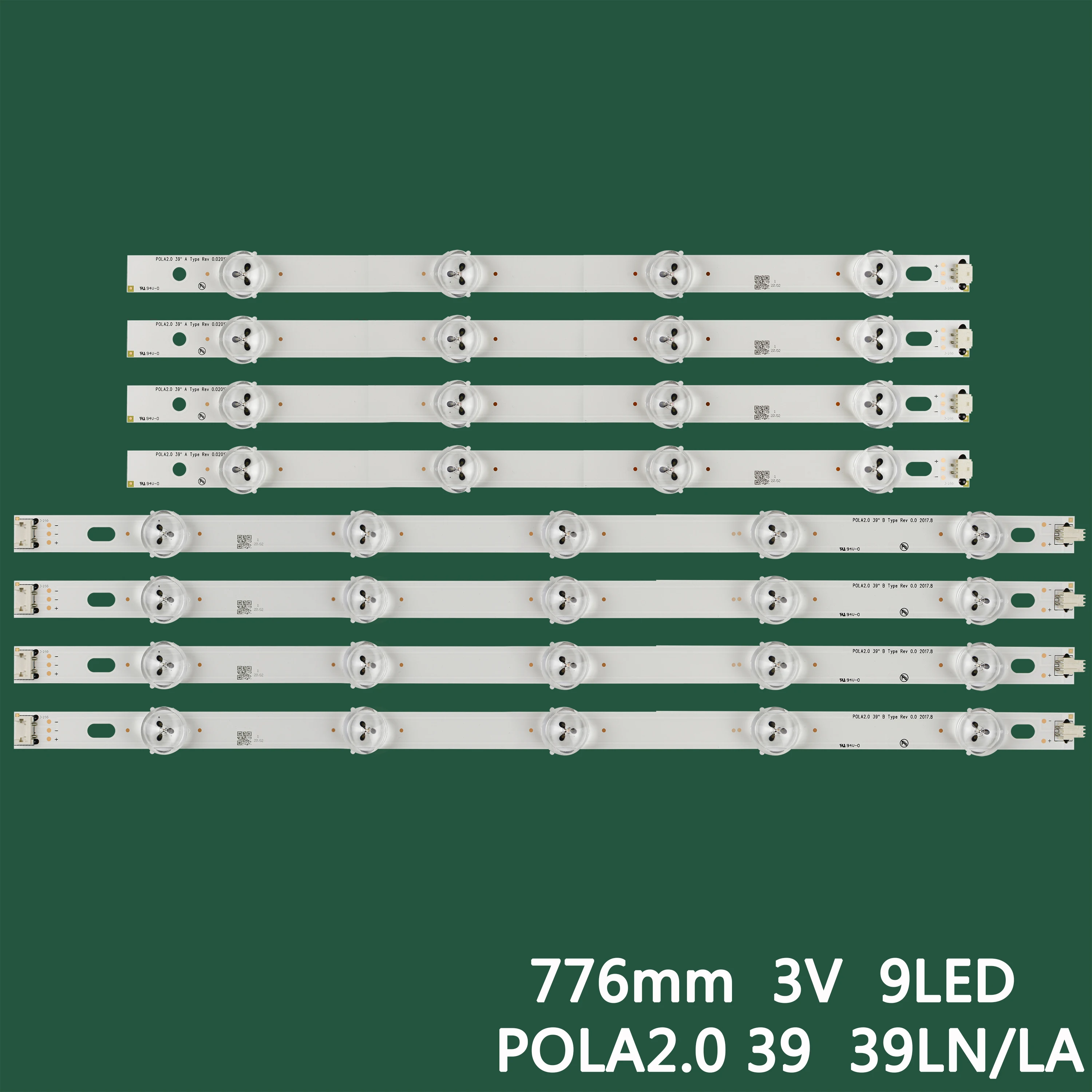 40set LED bande de Rétro-Éclairage Pour LG 39 "TV 39LN5100 INNOTEK POLA2.0 39 39LN5300 39LA620S 39LN5400 39LN5758 39LA613S 39LN578S-ZE