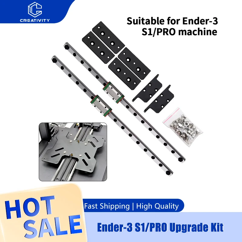 

Ender 3 S1 Pro 3d printer Y Axis Upgrade kit Dual Y Axis MGN9H linear rail upgrade kit For Ender-3 S1/PRO 3d printer