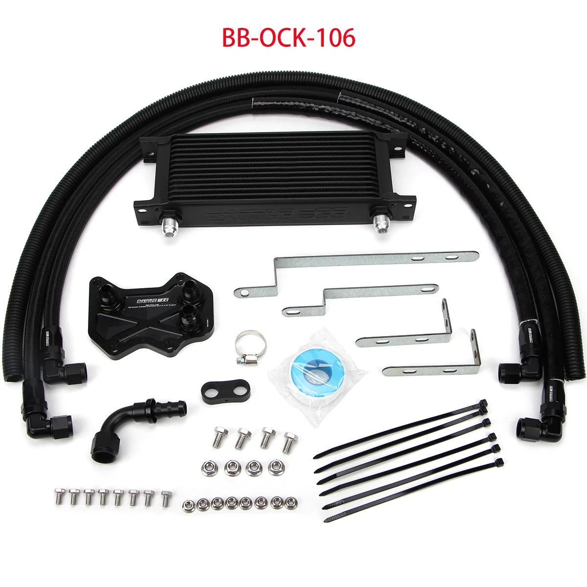 

Engine Oil Cooler Kit For MK5 MK6 R20 2.0T EA113 Volkswagen Series Radiator Engine Oil Filter Adapter BB-OCK-106