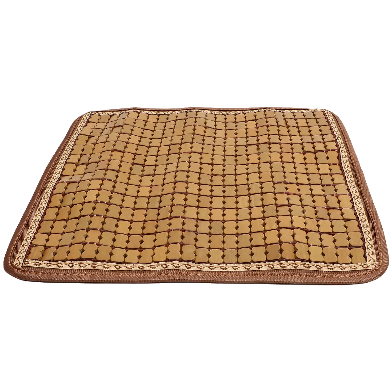 1Pcs Cool Bamboo Cushion Mat Summer Cooling Seat Cushion Non-Skid Backing Breathable Sofa Car Chair Mat Improve Circulation