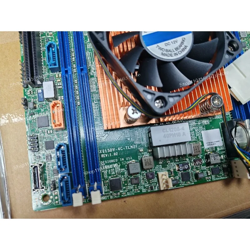 X11SDV-4C-TLN2F, D-2123IT Quad-Core NAS Server Motherboard, Dual 10 Gigabit Ports