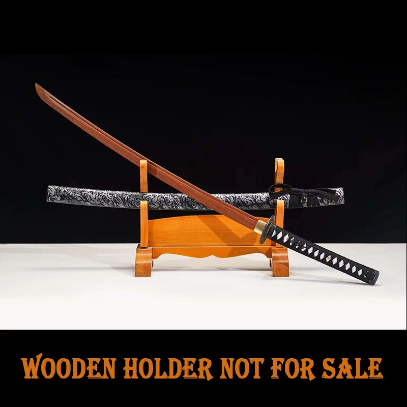 40Inch Katana-Training Sword Iaido/Iaito Bushido Props-Log Rosewood Blade-Japanese Samurai Sword-Ronin Tsuba