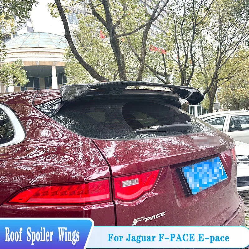 

Спойлер на крышу заднего окна для Jaguar F-PACE E-pace, автомобильный спойлер для кроссовера, хэтчбека, комплект аксессуаров из АБС-пластика для тюнинга кузова