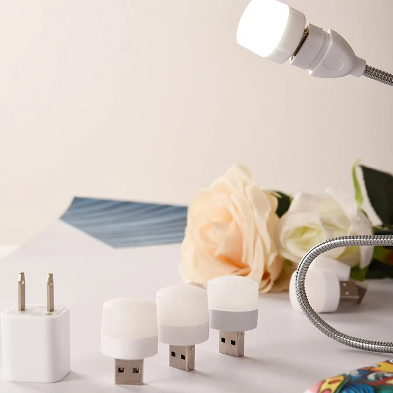 Creativo Super Bright USB Mini Book Light lampada da lettura portatile USB LED Night Light Sleepping Lamp per PC Laptop Notebook