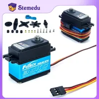 35kg/cm 7.4V Digital Servo 500~2500μ sec 180° Uncontrollable Metal Steel Coreless Motor For 1:10 RC Car Robot Airplane Boat DIY