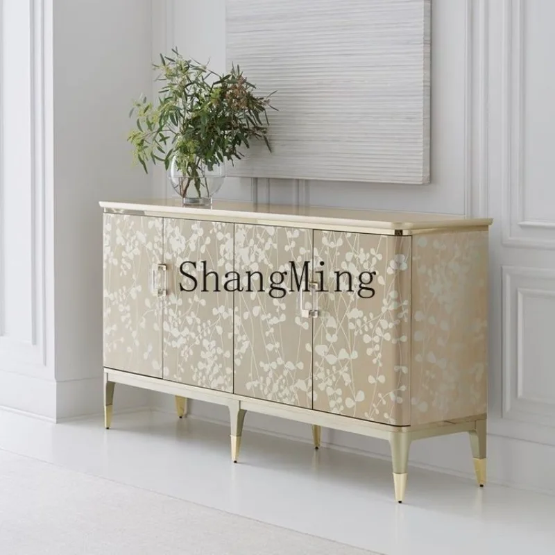 

LXY light luxury home shoe cabinet modern villa door storage partition corridor storage cabinet