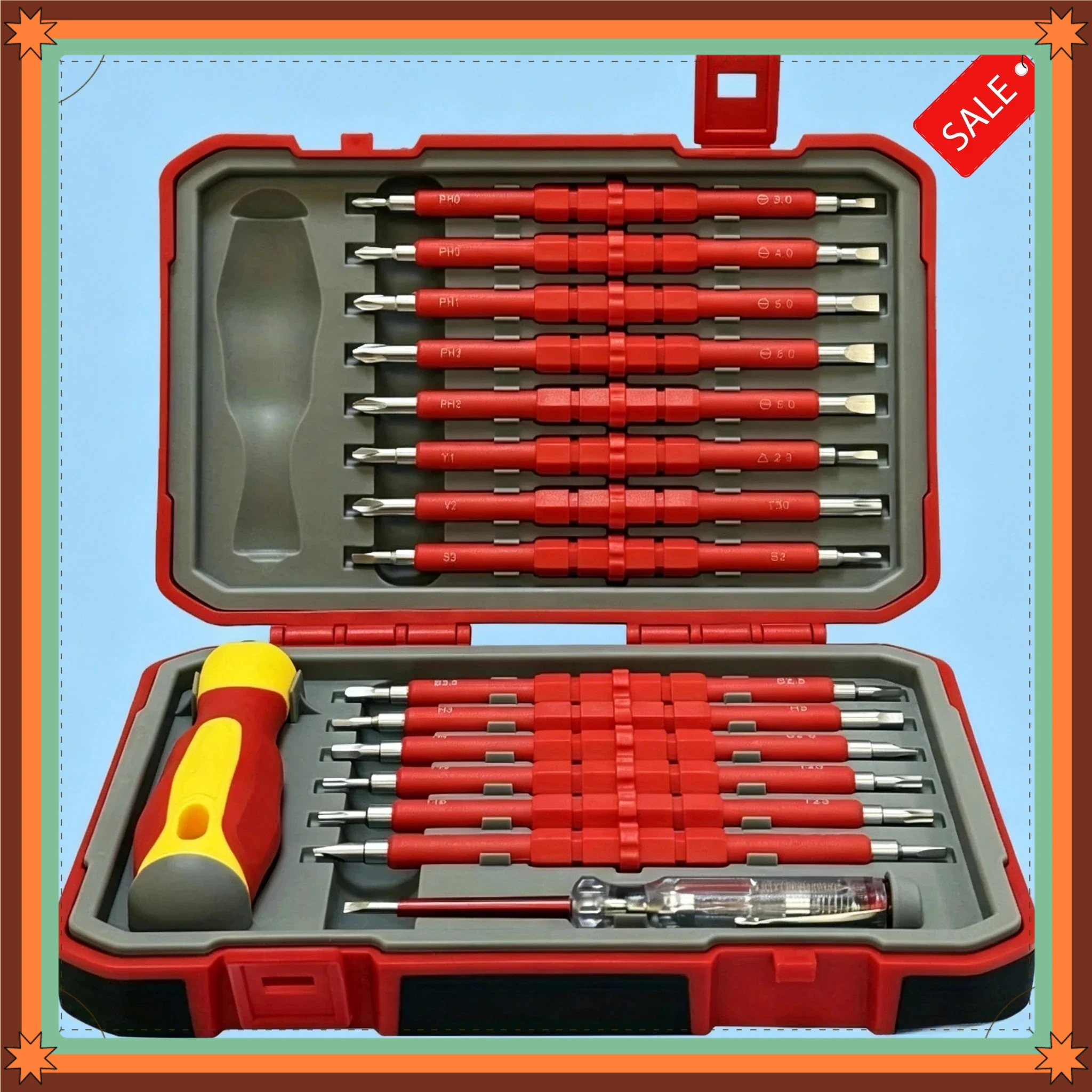 

29IN1 Precision Screwdriver Kit Cross Square Head Multifunctional Hand Tools Home Electronic Maintenance Repair Set