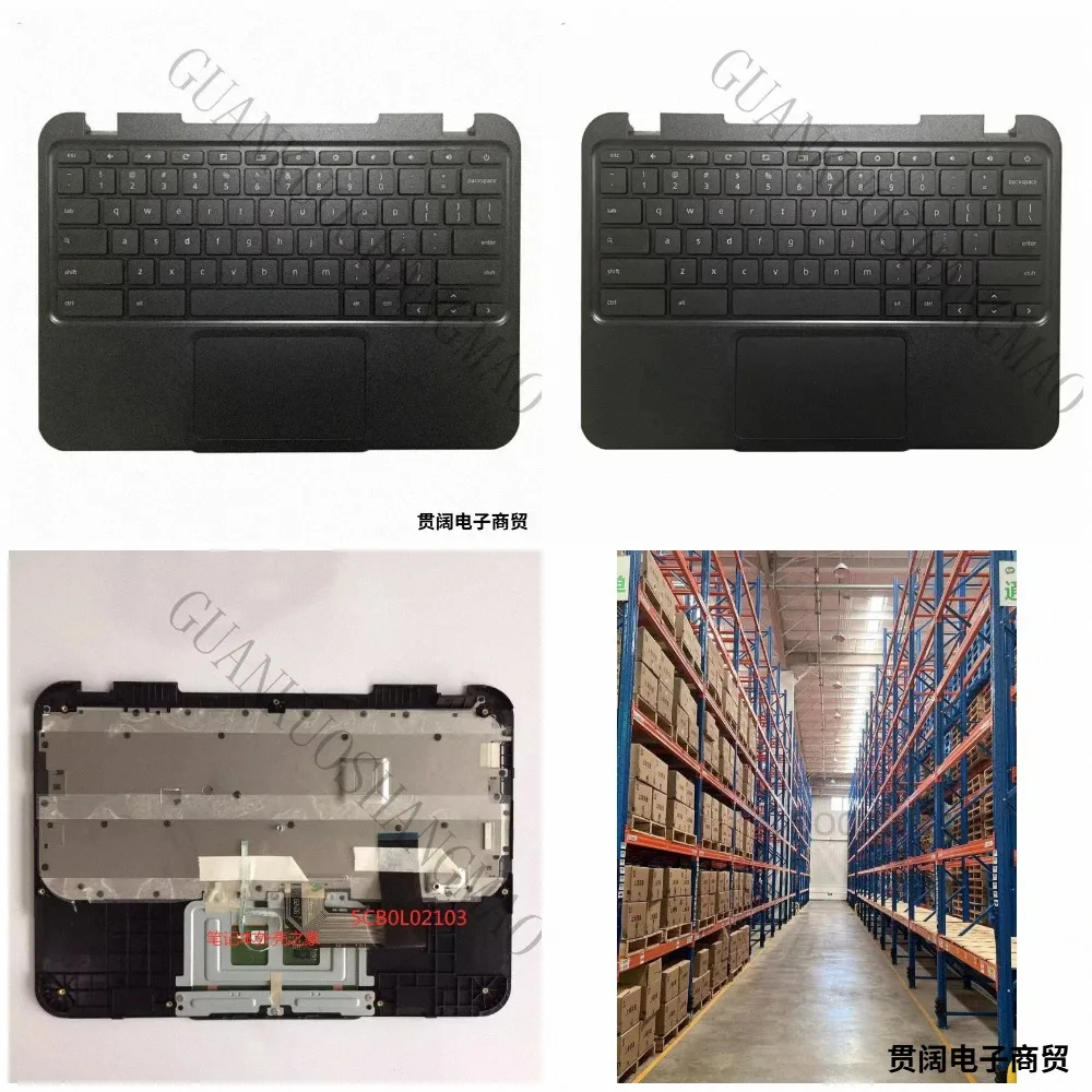 HJY...5CB0L02103 palm rest is suitable for Lenovo Chromebook N22 with US keyboard and touchpad