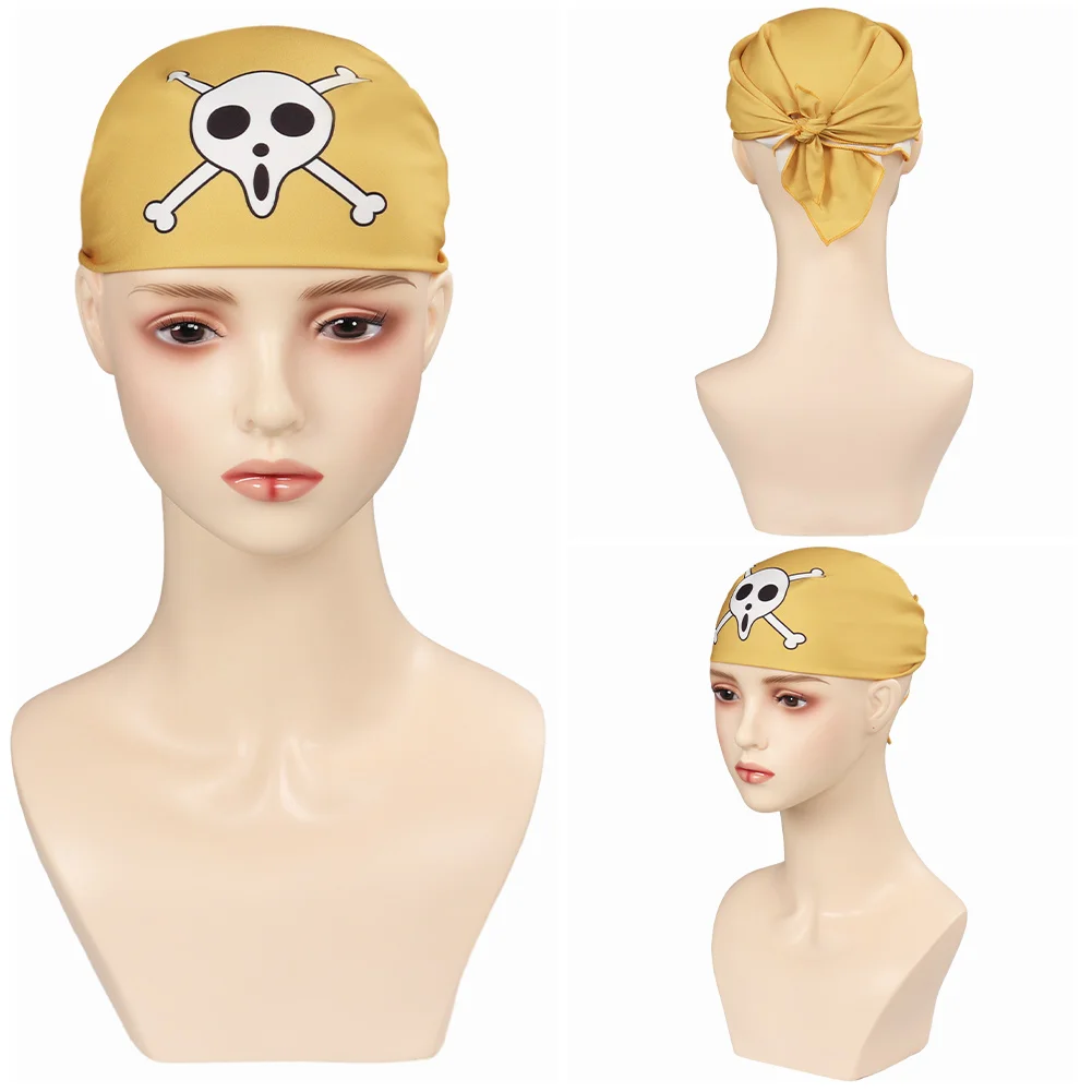 Usopp-bufanda de Cosplay para niños y niñas, diadema para Halloween, Carnaval, accesorios de juego de rol, accesorios para disfraces