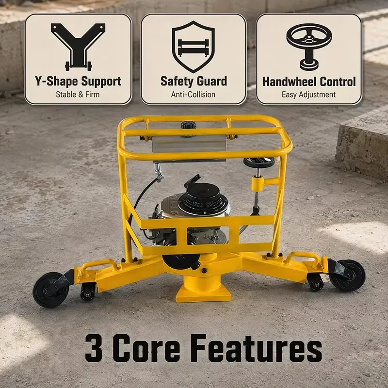 Rail Profile Grinder Four Stroke Power Rail Grinder for Railway Track Maintenance Work