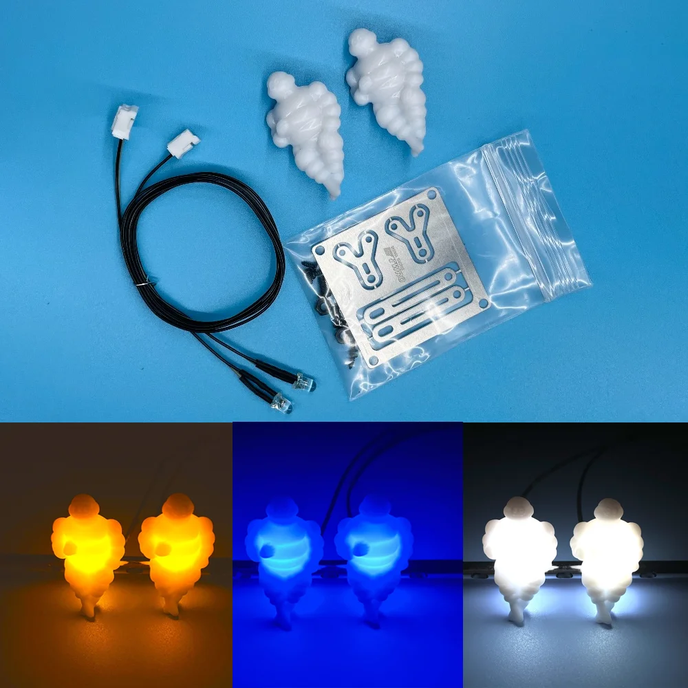 

Светящаяся кукла с имитацией крыши, декоративные детали для 1/14 Tamiya RC Truck SCANIA 770S R620 VOLVO Mercedes-Benz MAN Toys Car