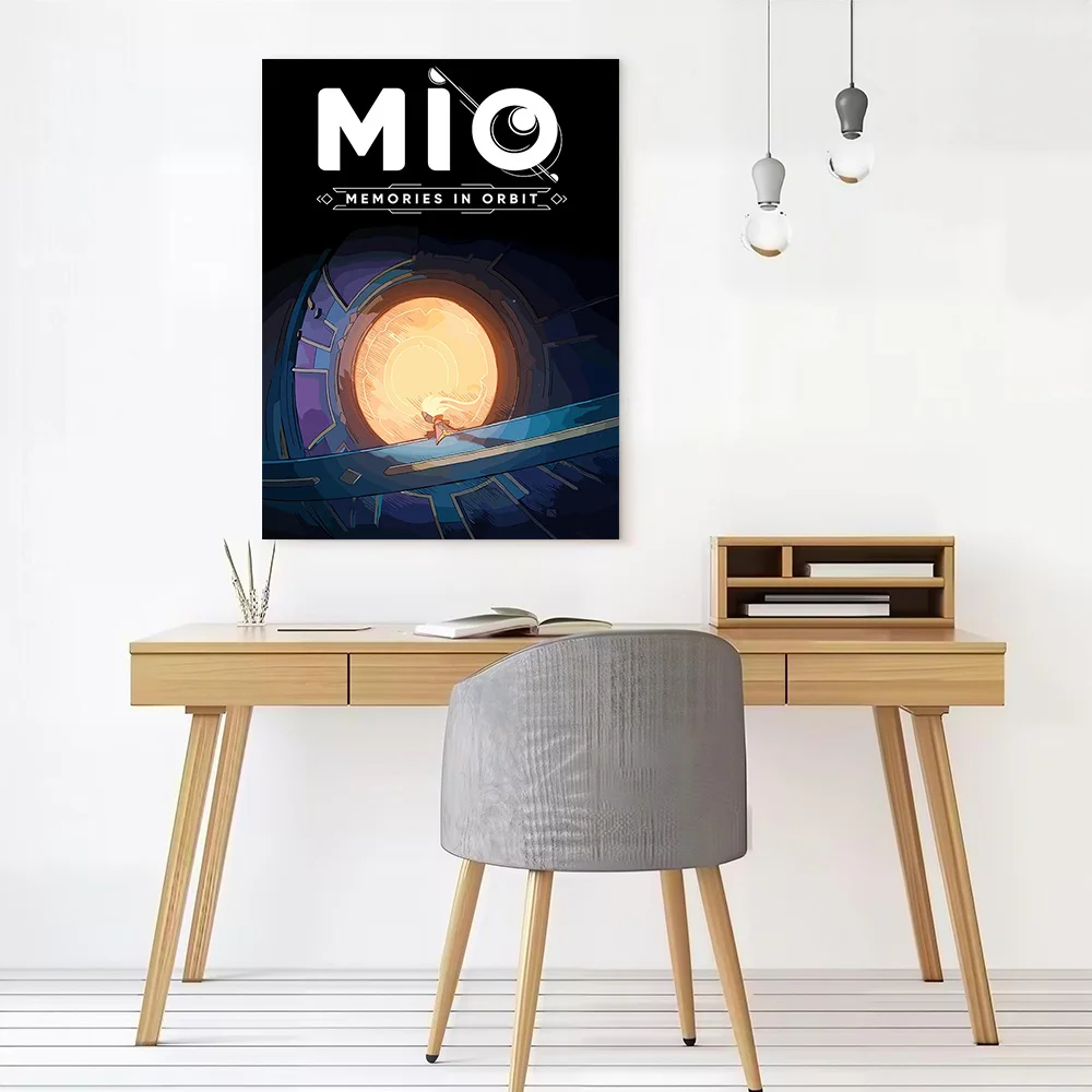 Mio Memories in Orbit Game Art Canvas Poster Customizable Printed Canvas Painting Wall Art for Fans Home Decorations Wand Deko