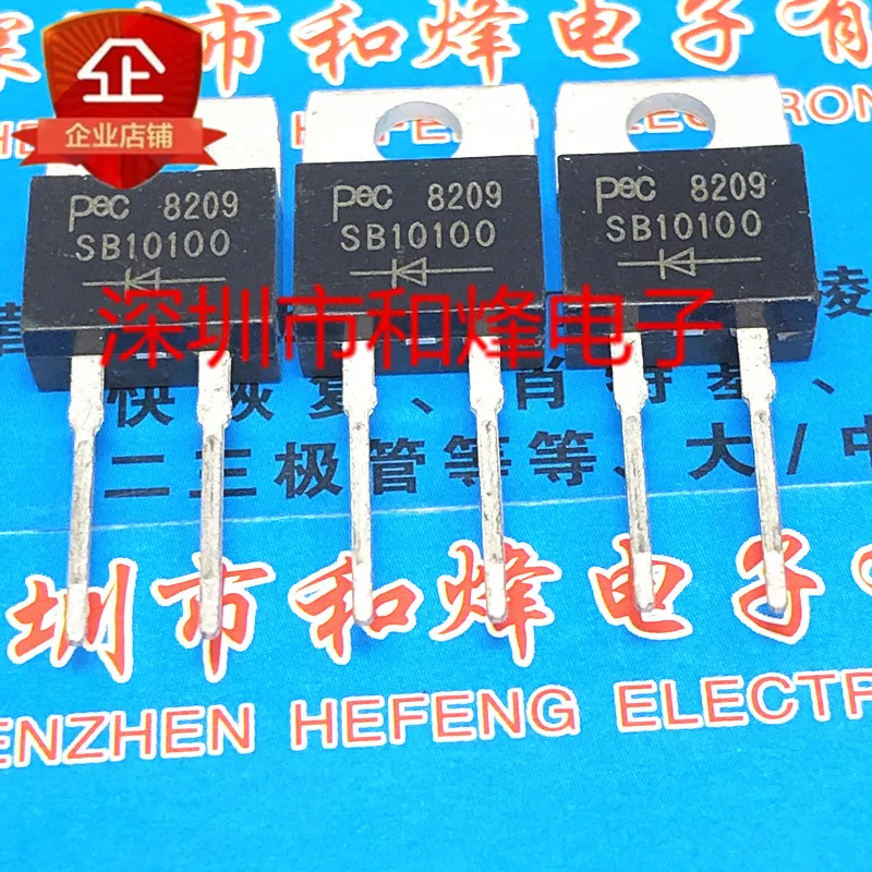 5PCS-10PCS SB10100 TO-220F 100V 10A ORIGINAL ON STOCK