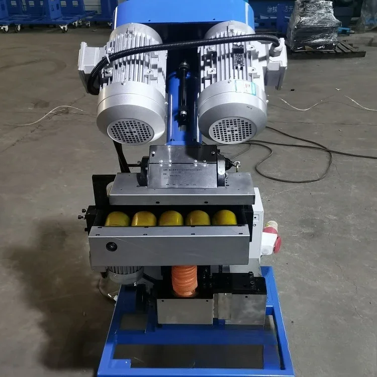 Self-propelled steel plate edge milling machine No burr steel plate edge milling machine Straight edge small Double inversion