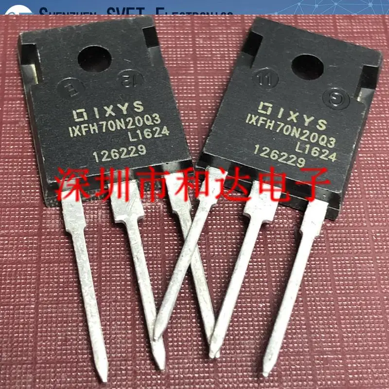 10PCS/lot IXFH70N20Q3  MOS TO-247 200V 70A High Power Triode 100% Original