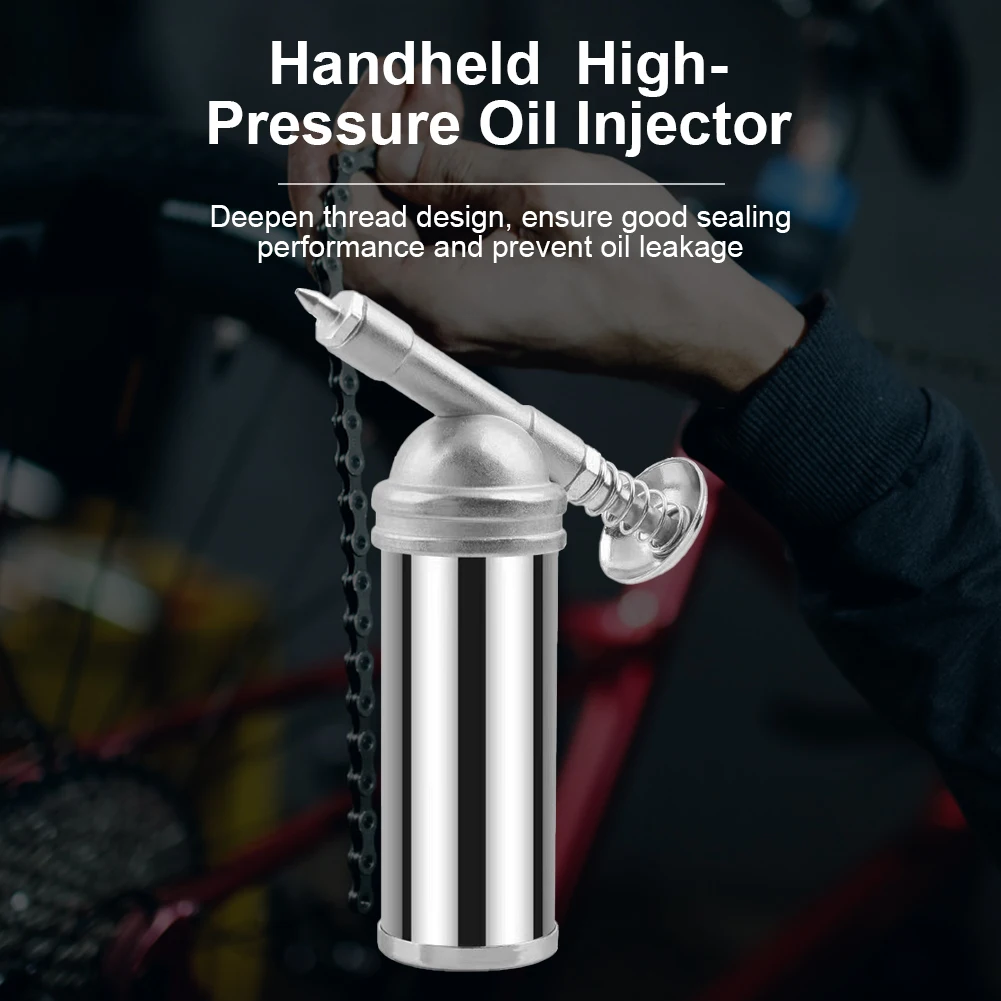 

Мини-пистолет для смазки емкостью 80CC, дозатор смазки из нержавеющей стали, портативный мини-велосипедный смазочный пистолет, игольная насадка, мини-инструмент