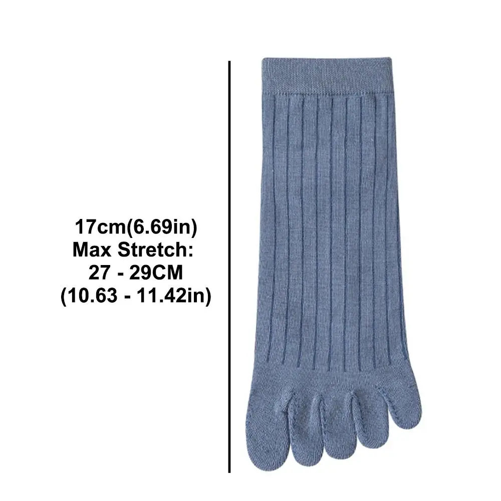 1 paire de chaussettes à cinq orteils en coton, Tube court, respirantes, Pilates, bout fendu, absorbant la sueur, coupe basse, chaussettes de sport à la cheville