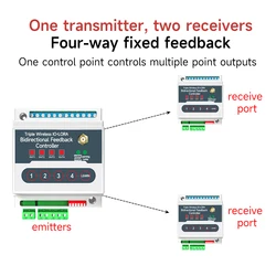 Bezprzewodowy do przełącznika transmisji Transceiver synchronizacji kontroler poziomu zdalnego sterowania zdalnego sterowania przełączania wirele