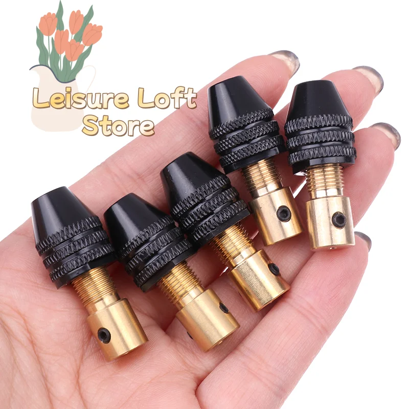 Universal Mini Drill Chuck Set 0.3-3.4mm Precision Collet for Model Making, Jewelry & PCB Drilling Multi-Size Adapter Kit