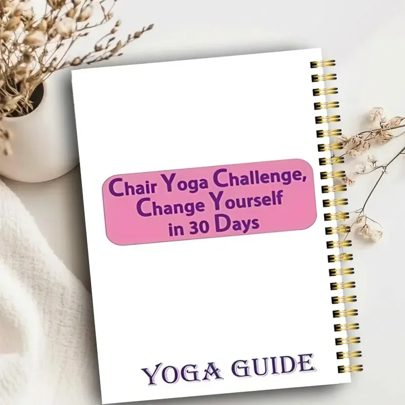 30-Day Seated Yoga Training Guide, Build Muscle & Weight Loss Flexible Workout Plan English Book for Seniors, Adults & Beginners