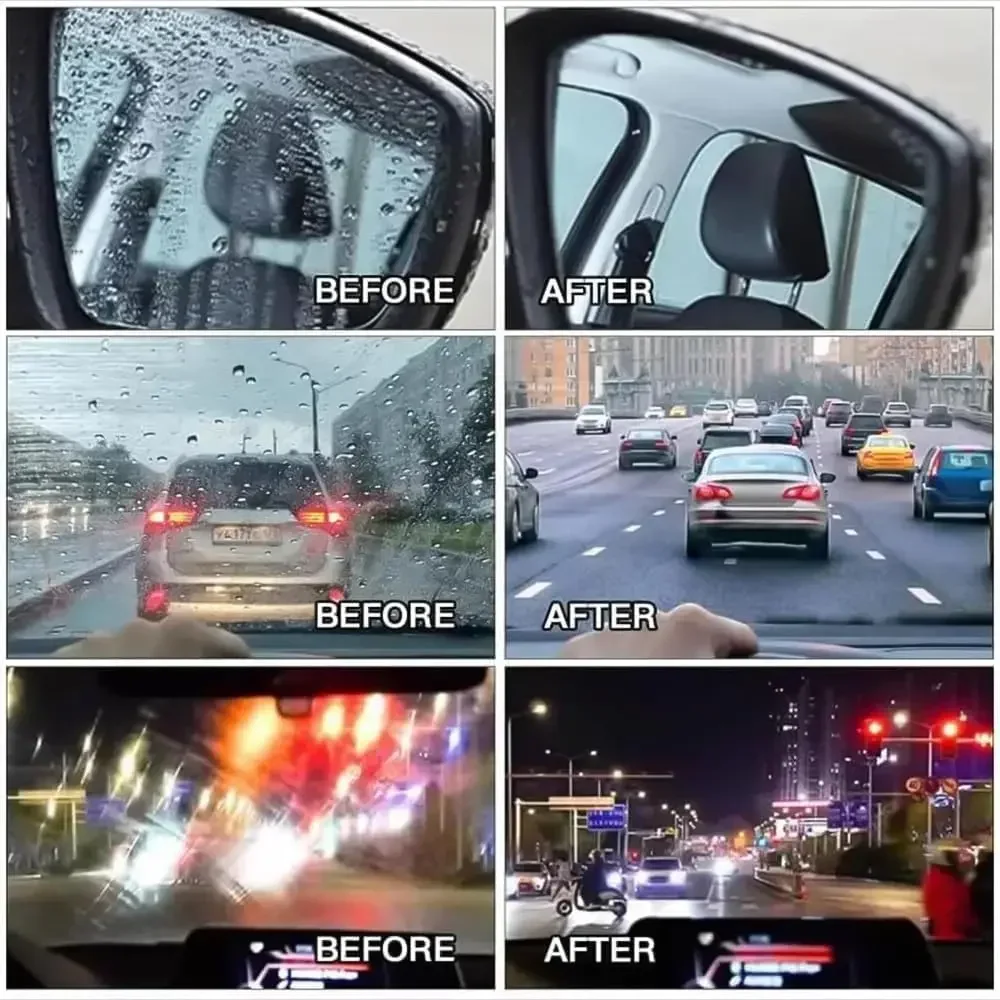 Autoglas reiniger Reinigungs mittel zur Wiederherstellung des Windschutz scheiben glanzes entfernen stark Schmutz Autoglas Reinigungs bürste Ölfilm entferner