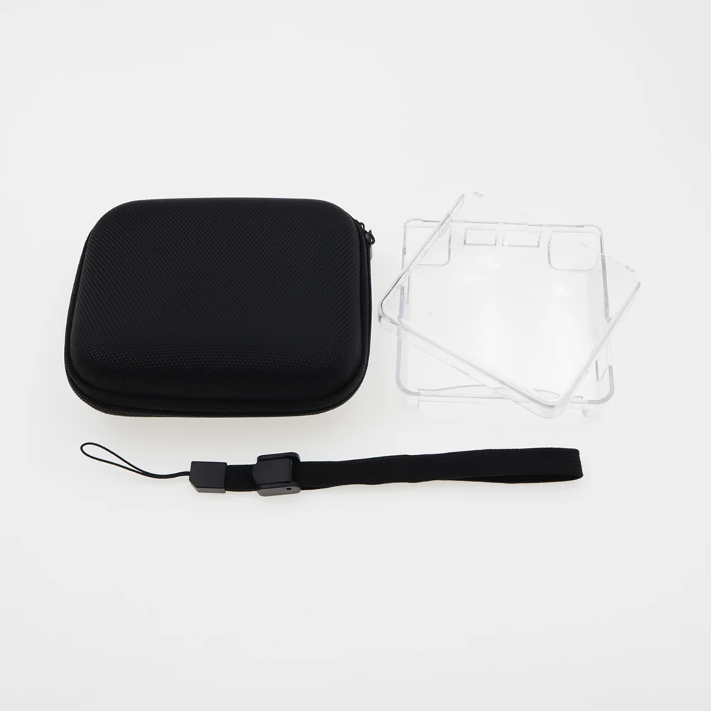 1Set Carrying Pouch Storage Bag For GBA SP Game Console With Adjustable Hand Rope, Clear Protective Cover Shell Housing view 2