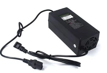 54.6V 3A Lithium Battery Charger for 13S 48v Li-ion battery pack with IEC connector Fan Strong Cooling