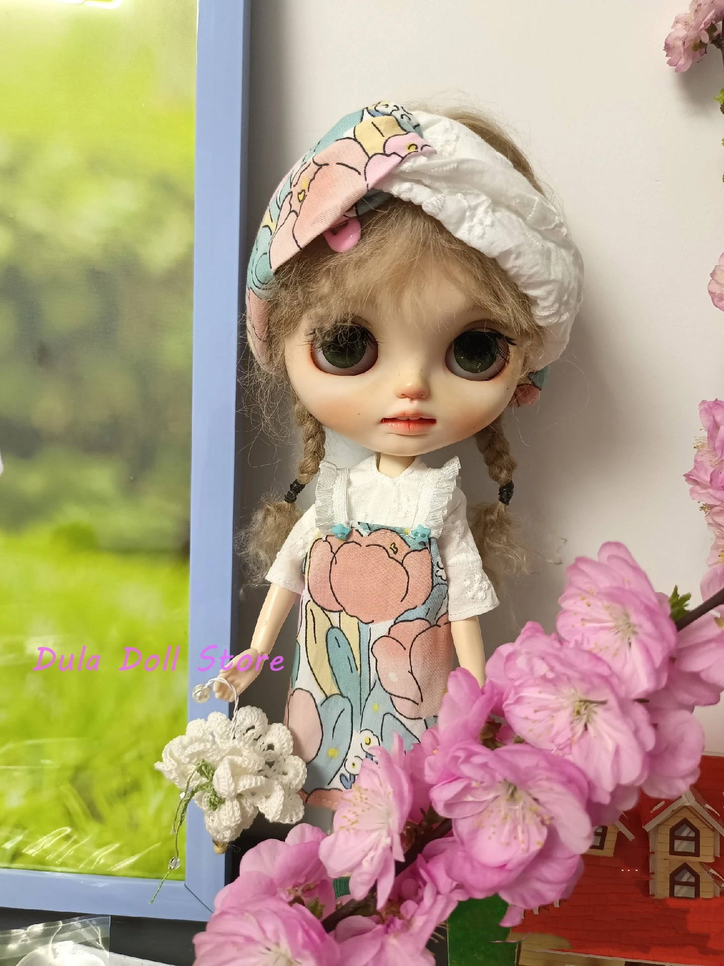 

（10 pieces set）Dula Doll Clothes Dress Summer tulip Strappy skirt Blythe Qbaby ob24 ob22 Azone Licca ICY JerryB Bjd Doll