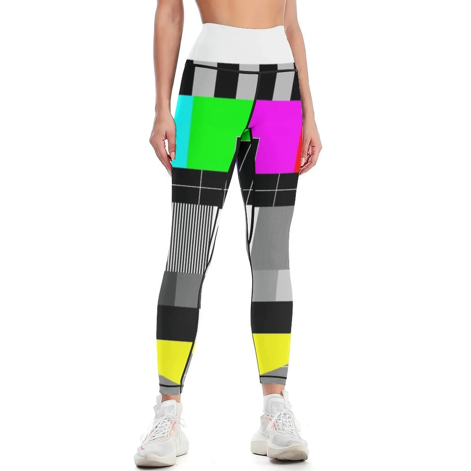 

PAL TV Test Card Leggings gym pants Sportswear woman gym Womens Leggings