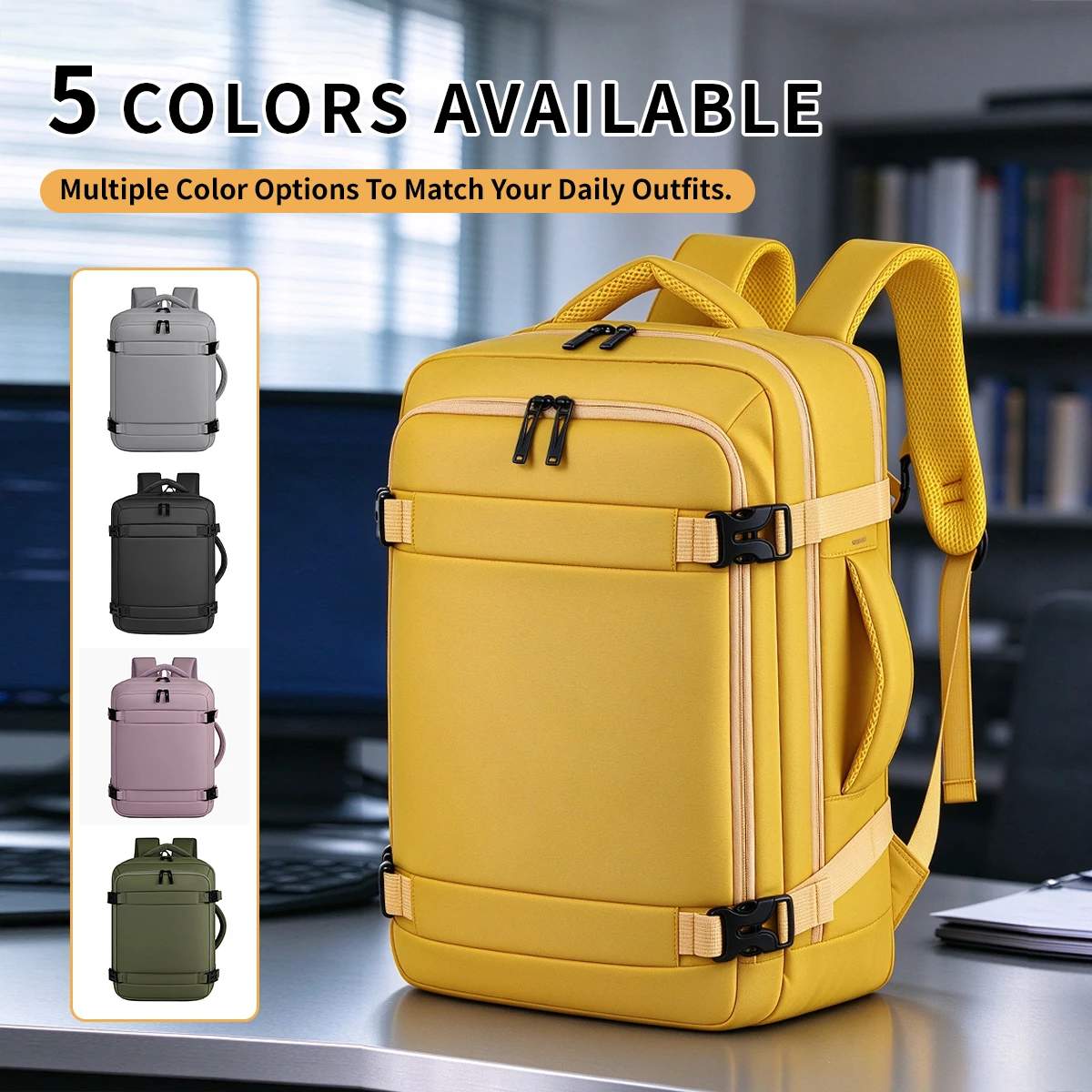 Can Be Used for Boarding and Checked-In Travel, New Large-Capacity Travel Backpack for Women, Business Trip Luggage Bag, Backpack for Men, Laptop Bag for Students