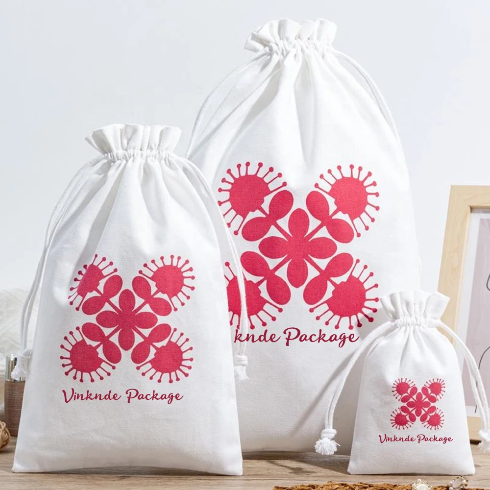 

50 шт., белая фланелевая сумка с персонализированным логотипом, большая бархатная подарочная упаковка для ювелирных изделий, карман с индивидуальным принтом, свадебные сувениры