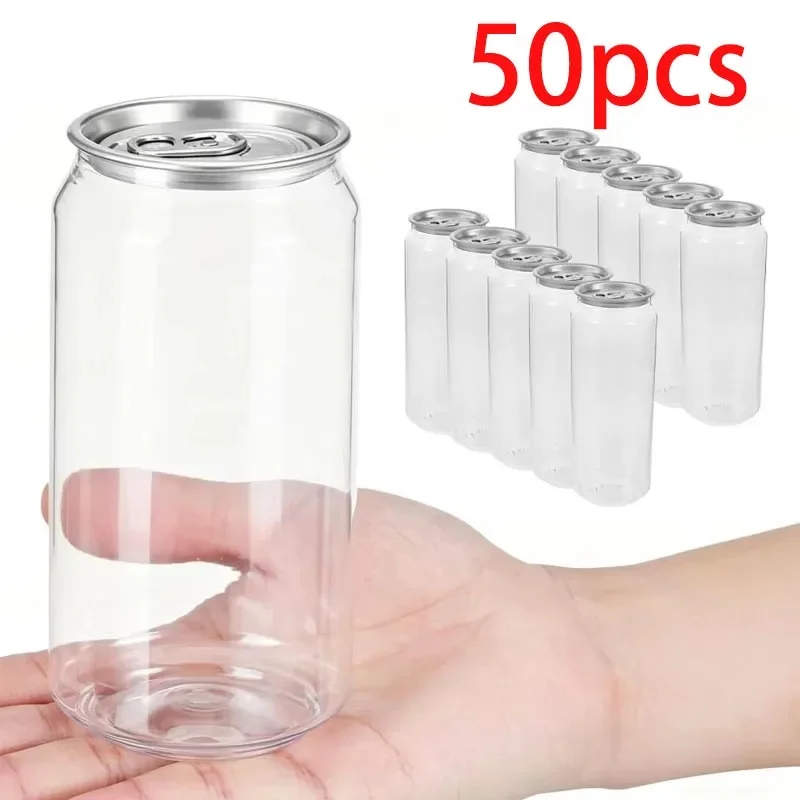 330ml Disposable Plastic Can Sealer Cups with Aluminum Lids Portable Canned Drink Bottles Compatible with Can Sealing Machine