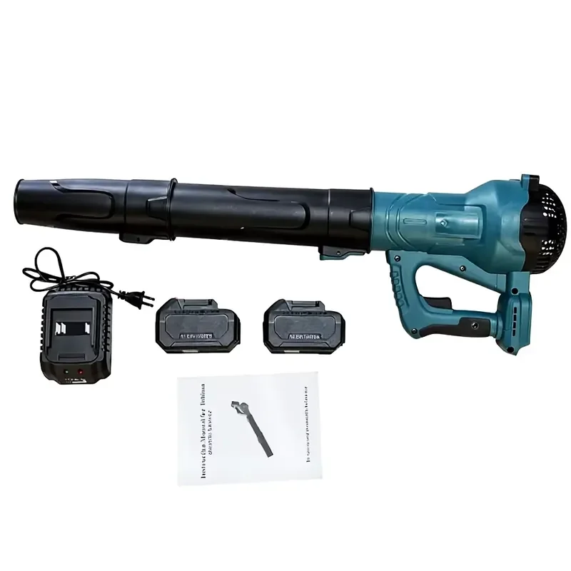 21V 300W 27000RPM Portable Handheld Lithium-Ion Battery 6-Speed Industrial DIY High Speed 250mph 1000CFM Snow & Leaf Blower