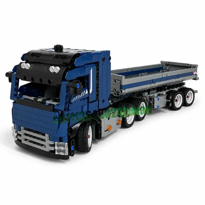 776-pieces-camion-benne-basculante-technique-robuste-moc-vehicule-d'ingenierie-blocs-de-construction-jouet-d'assemblage-collection-pour-adultes-cadeau-de-presentation