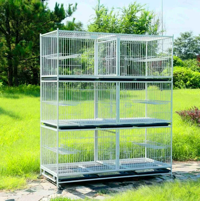 3 Layers Wire Racing Pigeon Cage Training Box Pigeon Breeding Cage High Quality