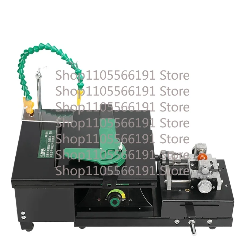 Small table mill jade cutting and grinding all-in-one machine Buddha bead wood bead round bead punching machine lathe