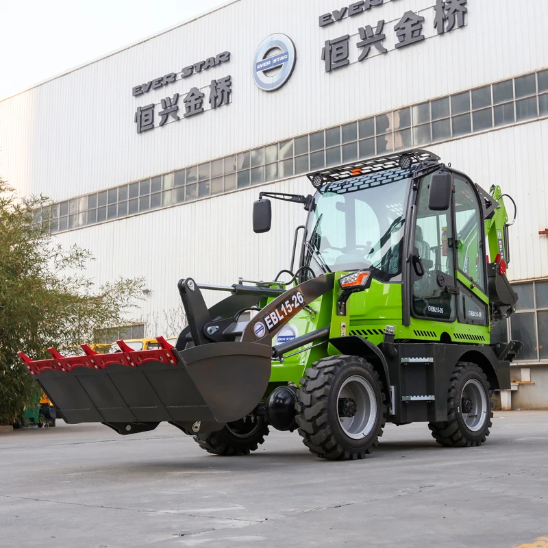 High Performance 2.8 Ton Mini Backhoe Loader with 4WD