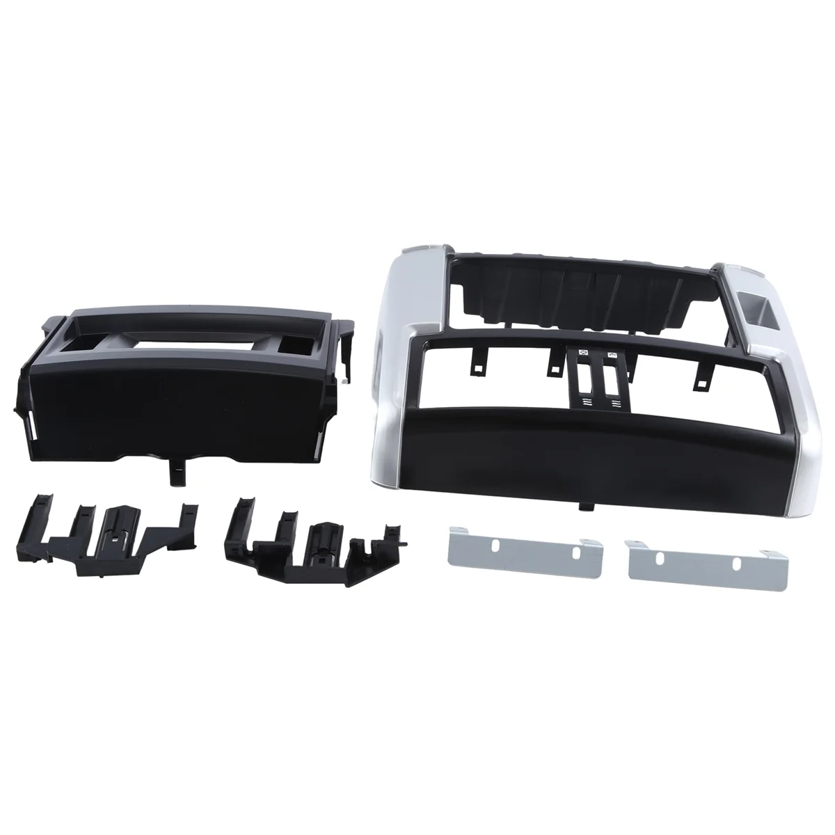 

Car MID Facia for Toyota Prado 2009-2013 Fascia Panel Dash Kit Install Facia Console Cover Adapter Plate Trim Surround