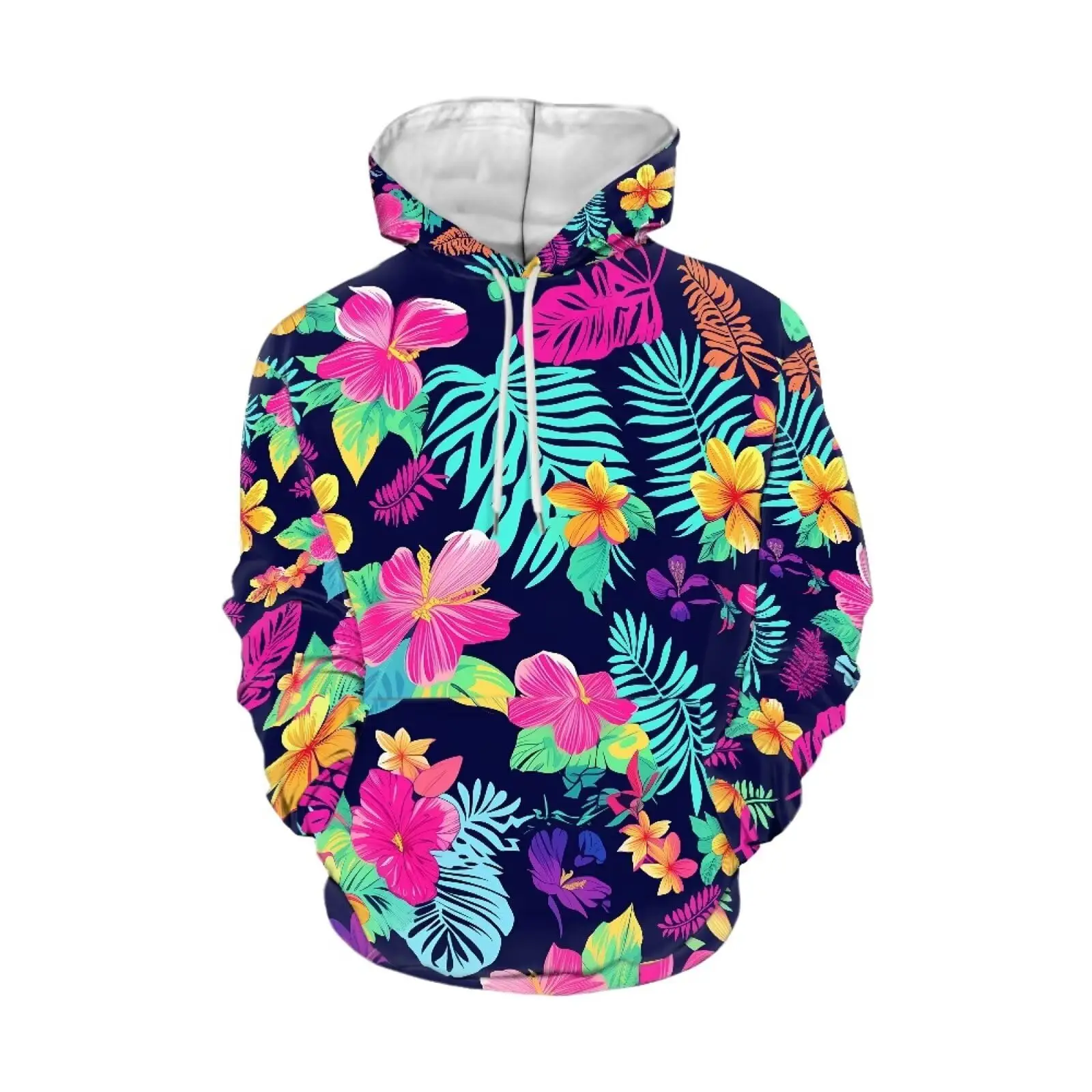 Bloem Bloemen 3D Print Hoodies Dames Oversized Sweatshirt Met Capuchon Streetwear Y2K Tops Trainingspak Unisex Jas Kleding