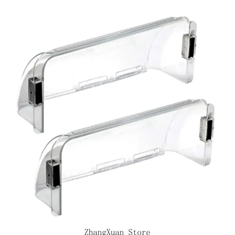2pcs Adjustable Air Vent Deflector Clear Deflector for Ceiling Registers Floor 3XUF