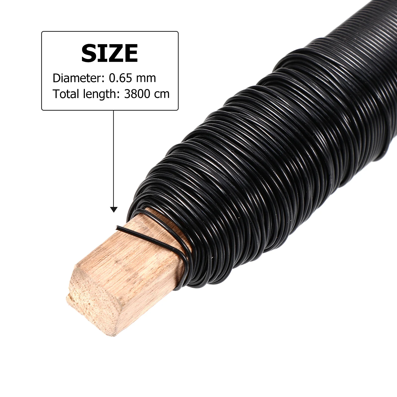 Bouquet de fleurs en fil de fer revêtu, 3 pièces, fils de cravate pour Simulation de tiges de fleurs, projets artisanaux de jardinage, fils de peinture métallique