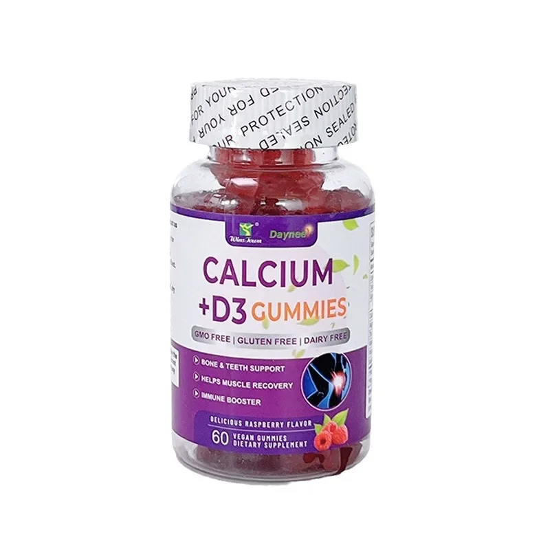 

1 bottle of calcium+D3 soft candy for calcium supplementation to prevent osteoporosis and promote bone growth as a health food