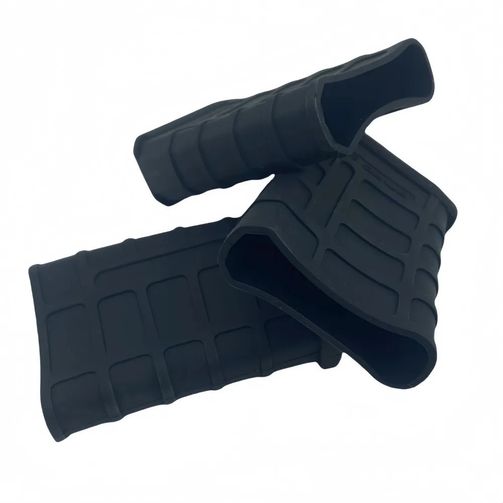 Taktische M4/M16 Schnelle Magazin Gummi Holster 5,56 Mag Tasche Hülse Gummi Slip Abdeckung Pistole Airsoft Patrone Jagd Zubehör – Detail 4