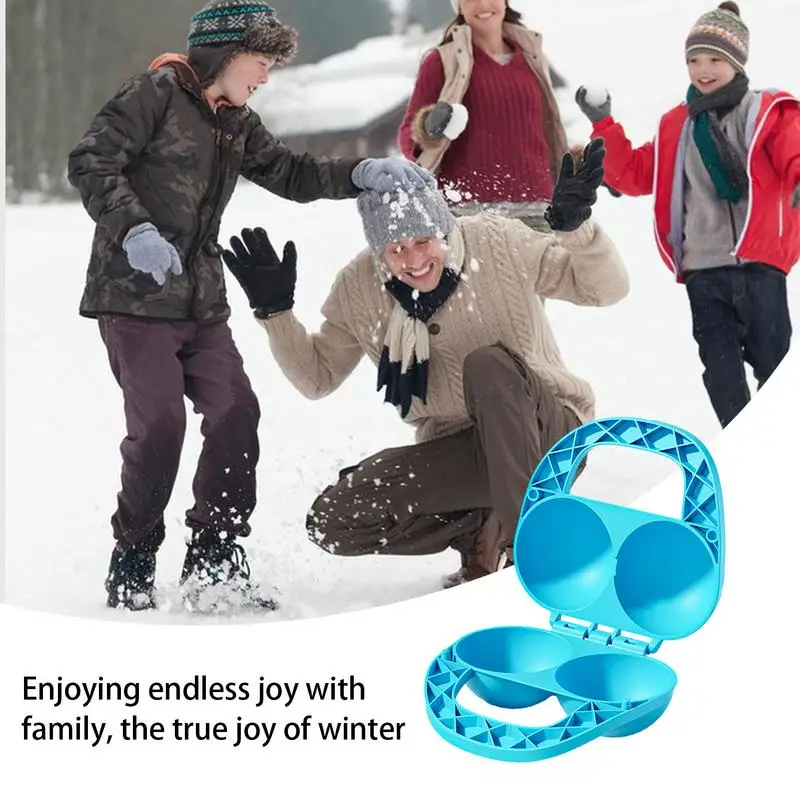 Moldes de nieve para niños al aire libre divertido Clip de bola de nieve interactivo juguetón creativo molde de pala de nieve para niños deporte al aire libre