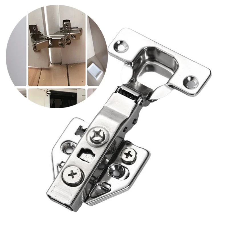 

Cabinet Hinges Full Overlay European Cabinet Hinge 3D Adjustable with Shaped Spring Hinge Hydraulic Buffer Damping Hinge