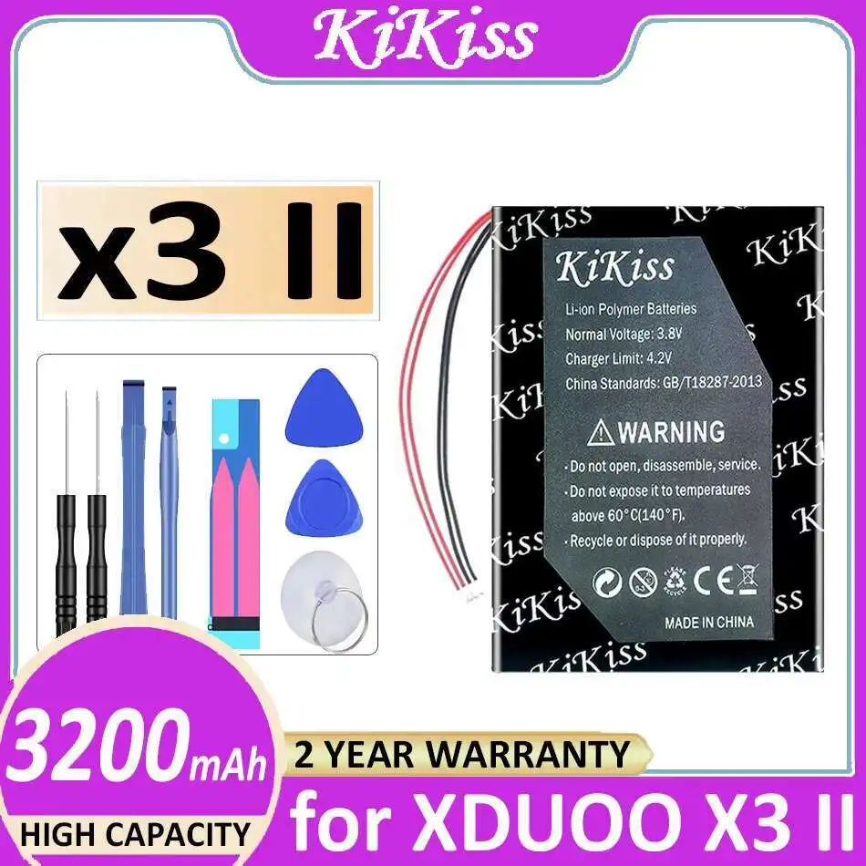 

Аккумулятор 2600 мАч/3200 мАч для музыкального плеера XDUOO X3 II 2th 1th