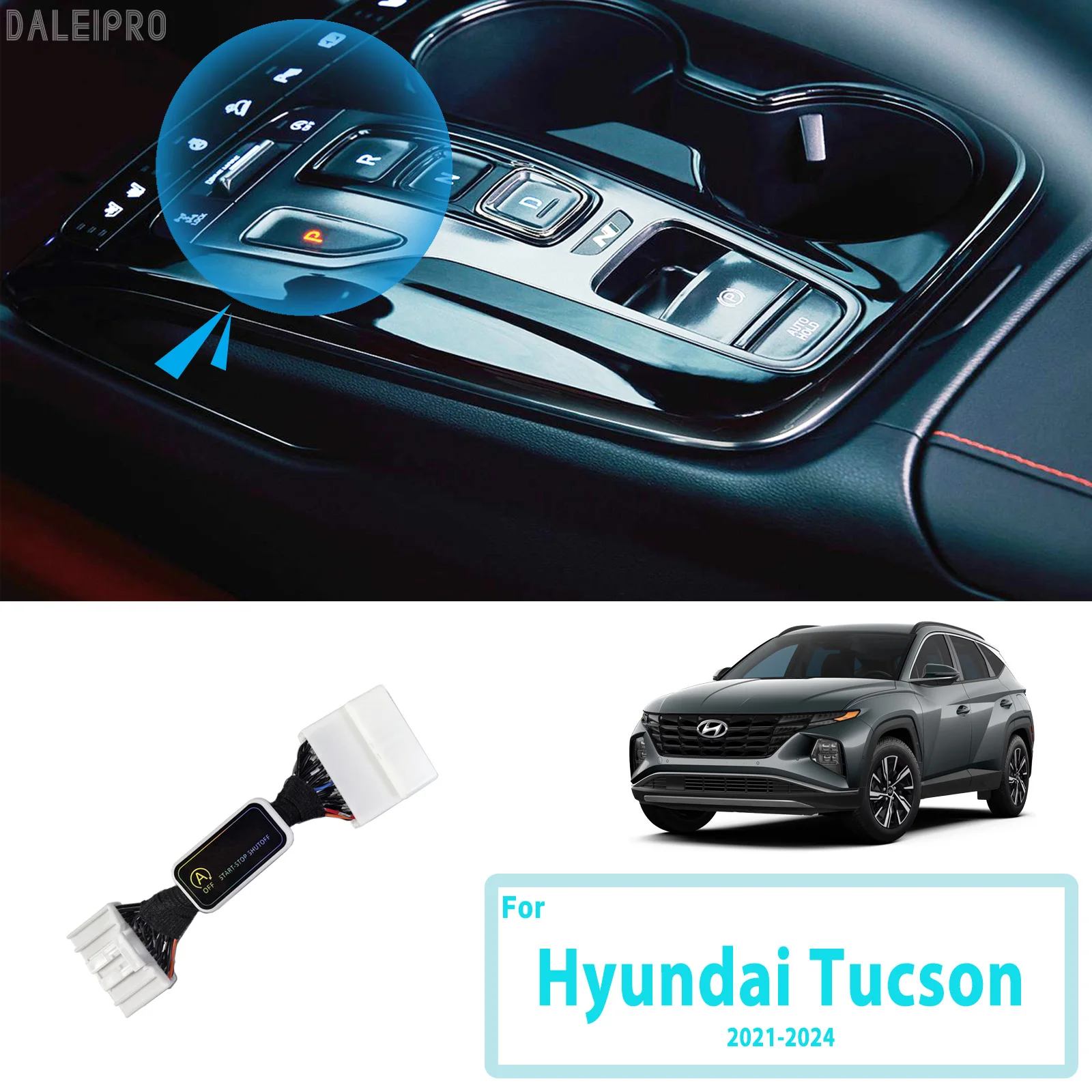 

For Hyundai Tucson 2021 2022 2023 2024 Automatic Stop Start Engine System Disable Smart Shut Down Car Auto Start Stop Eliminator