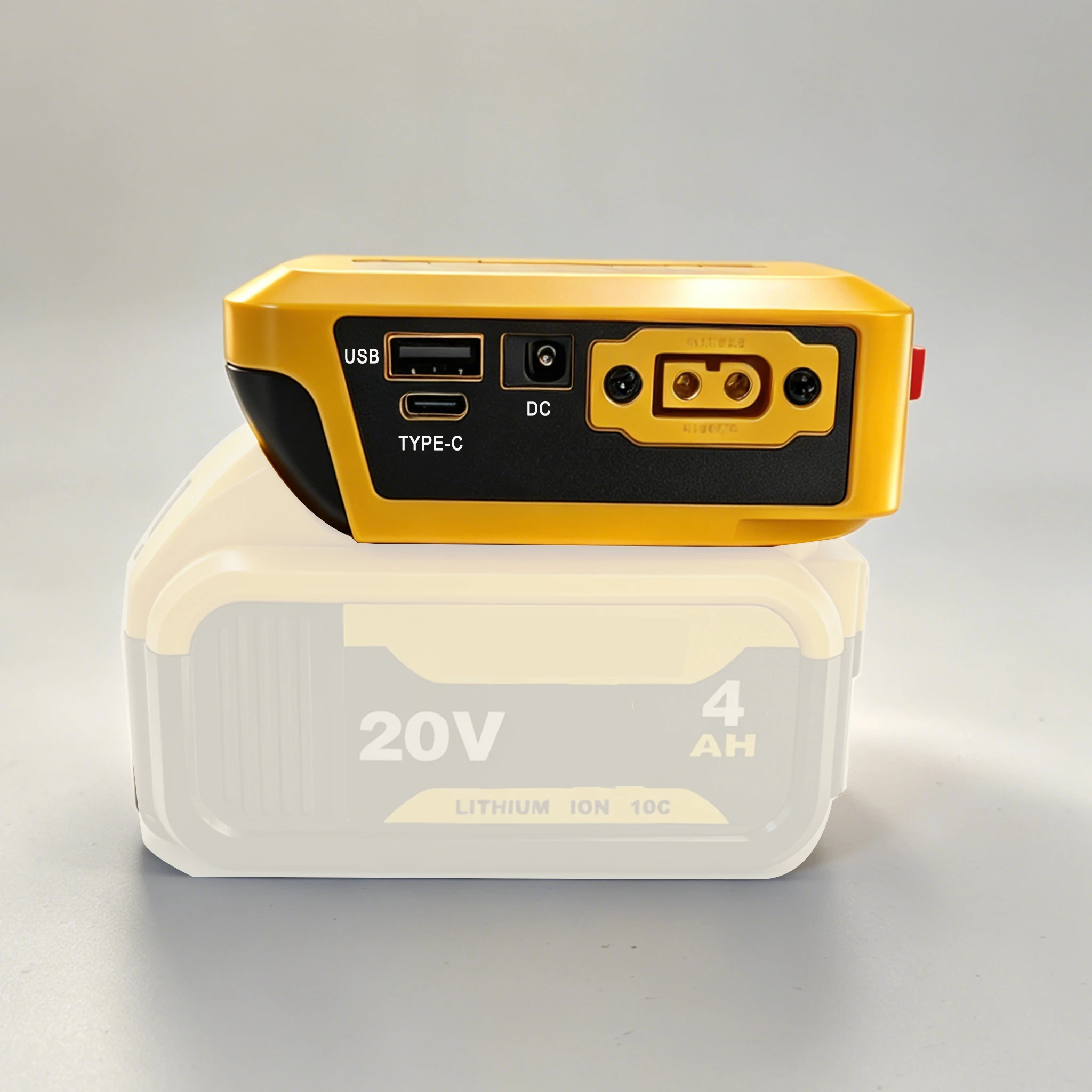 

Для преобразователя аккумуляторов DeWALT 18/20В XT60: двунаправленная зарядка и разрядка, аварийный источник питания USB/Type-C (без аккумулятора)