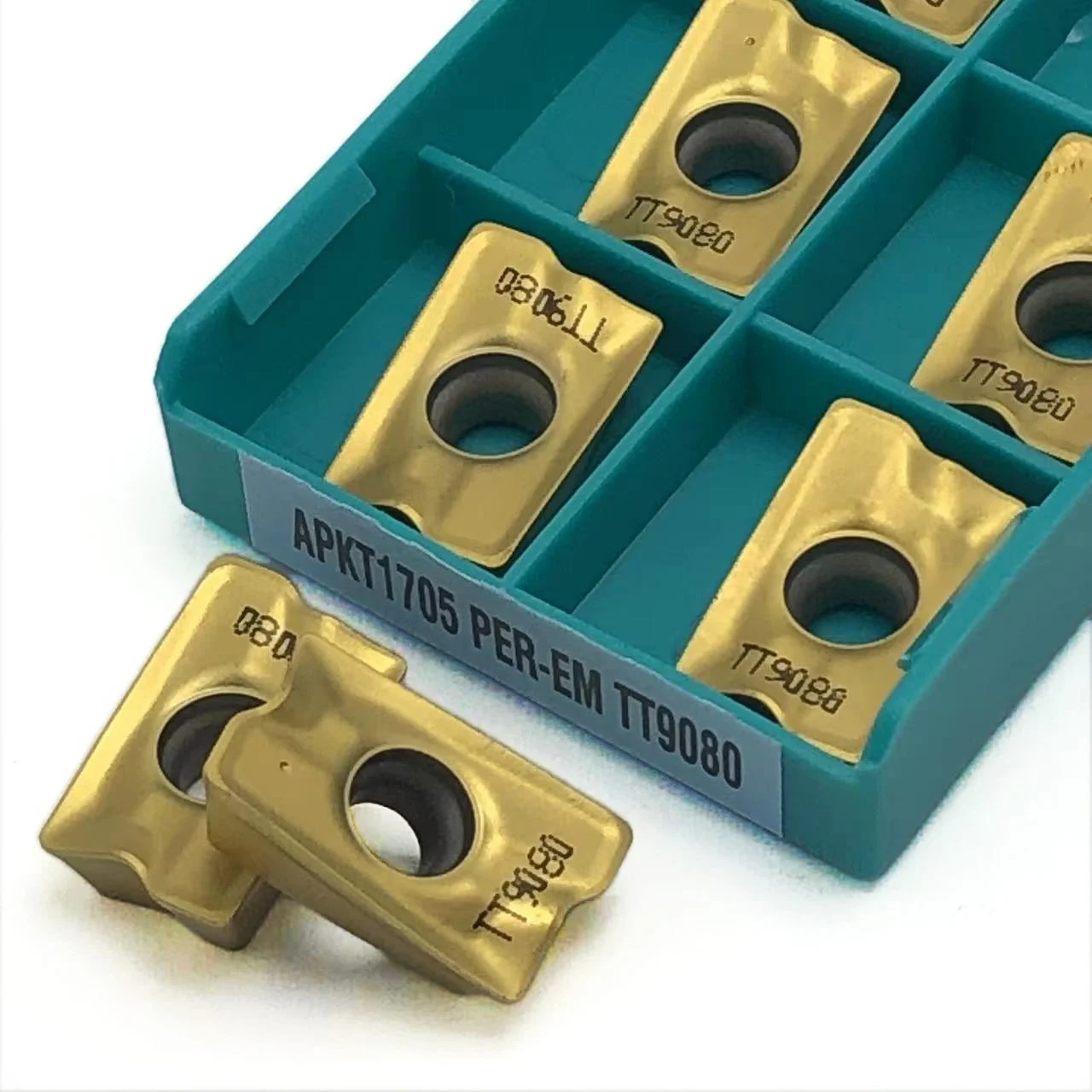 Tokarka CNC narzędzia, płytki frezarskie, 100% Original APKT1705PER -EM TT9030 TT9080 10pcs