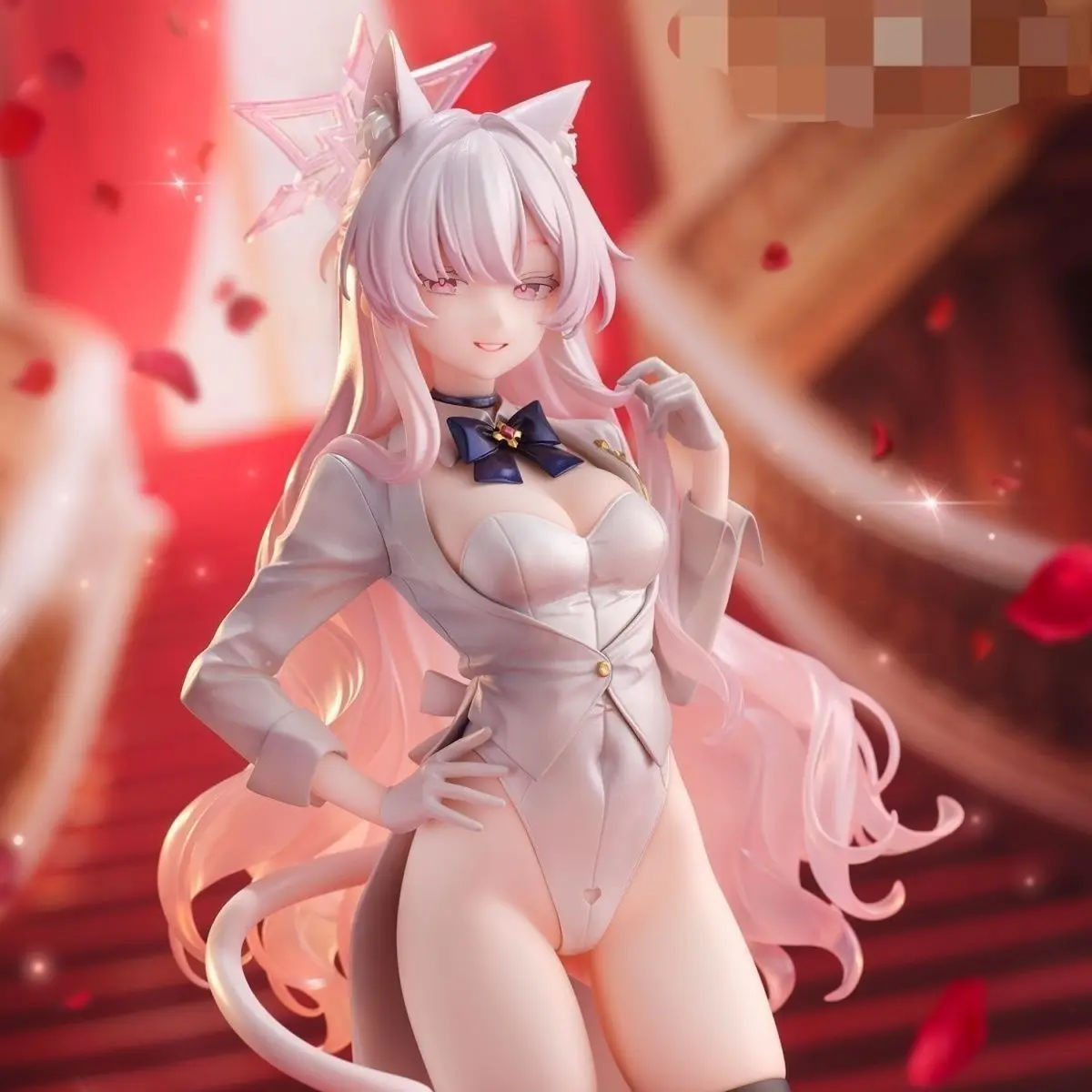 26CM Blau Archiv Kiyoshi Akira Katze Ohr Dieb Schönes Mädchen Anime Handgemachte Action-figuren Desktop Fall Dekoration Ornament Geschenk